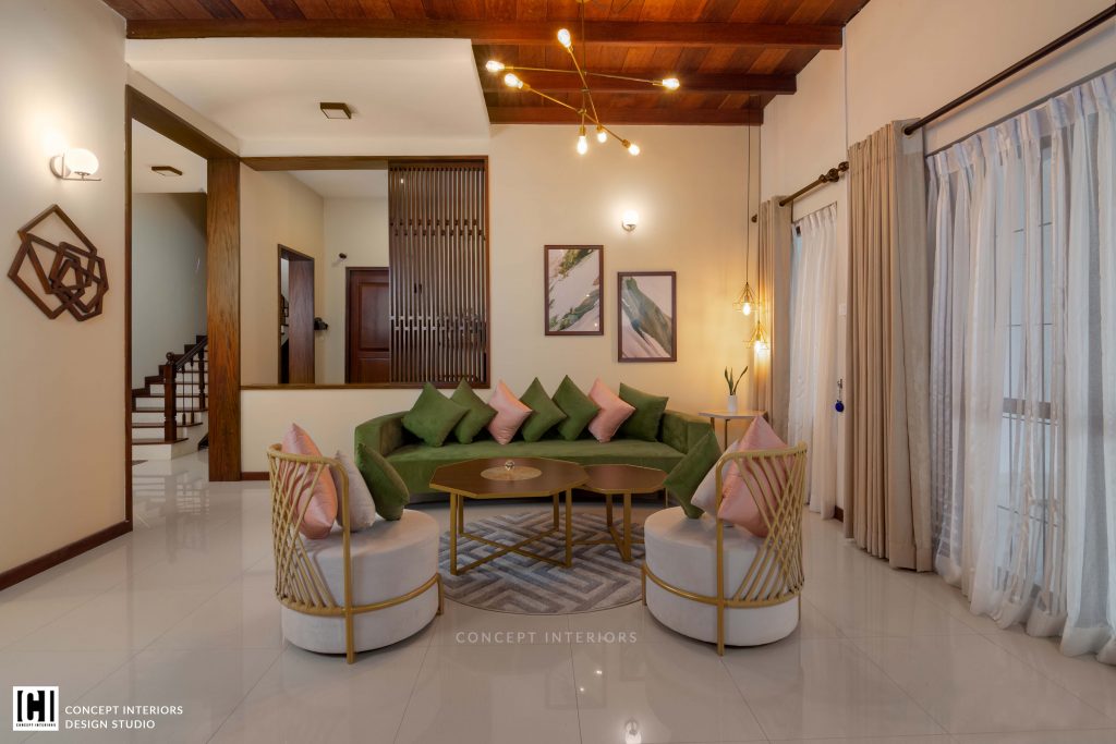 Sajitha Anthony and Buvinika Residence interior