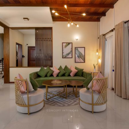 Sajitha Anthony and Buvinika Residence interior