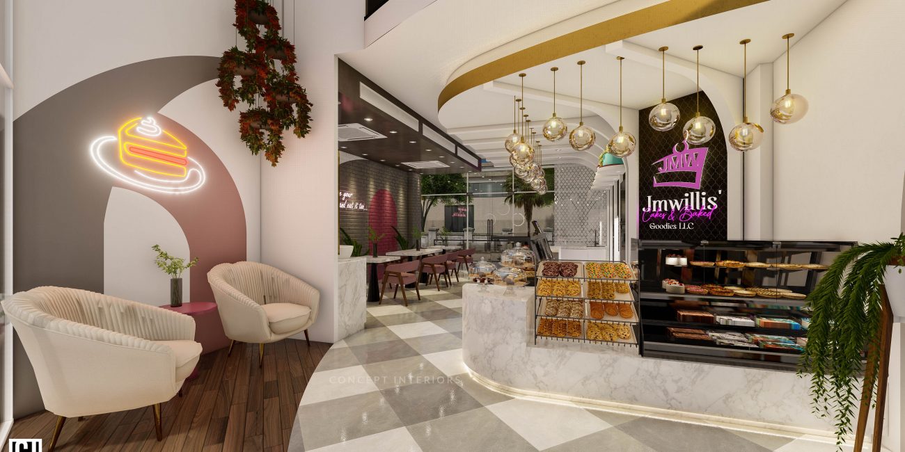 The proposed JM Willis’ Cakes & baked Goodies LLC located at The Curv- Adliya, Manama, Bahrain.
